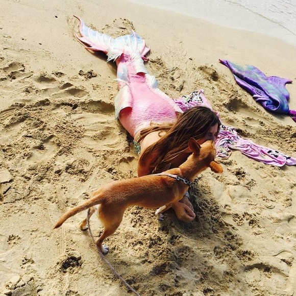 Opal Sea Dragon Merbella Studios Silicone Tail - Picture 13 of 13